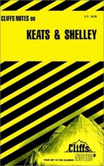 Keats and Shelley Paperback Cliffs Notes Staff