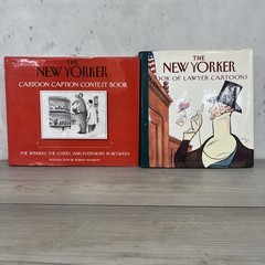 Lot Of 2 The New Yorker,Books Of Lawyer Cartoons,caption Contest Book. C3