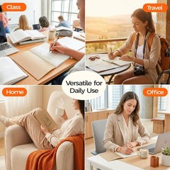 24 Pack Kraft Notebooks Bulk A5, 60 Pages Grid Graph Journals, 8.3×5.5 Inches…