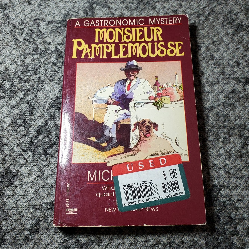Monsieur Pamplemousse Michael Bond 1986 First Ballantine Edition Mystery