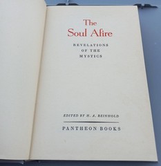 The Soul Afire – Hans Ansgar Reinhold HC Pantheon Books 1944 2nd Print HA