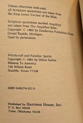 Witchcraft & Familiar Spirits Hilton Sutton 1981 Vintage NEW OLD STOCK Unopened