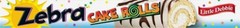 Classic Zebra Cake Rolls – 6 Vanilla-Filled Delights, Kosher Certified – 13.1 Oz