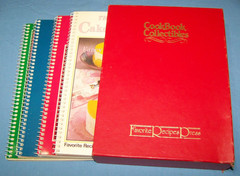 Vtg Set Of 4 CookBook Collectibles. Favorite Recipes Press 1985