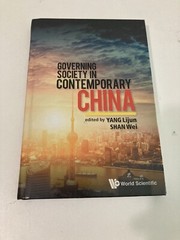 Governing Society in Contemporary China, Hardcover by Lijun, Yang (EDT); Wei,…