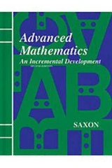 Advanced Mathematics: An Incremental Development – Homeschool Packet, 2nd – GOOD