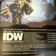 Transformers/GI Joe: Tyrants Rise Heroes Are Born 2015 IDW First Print TPB Good+