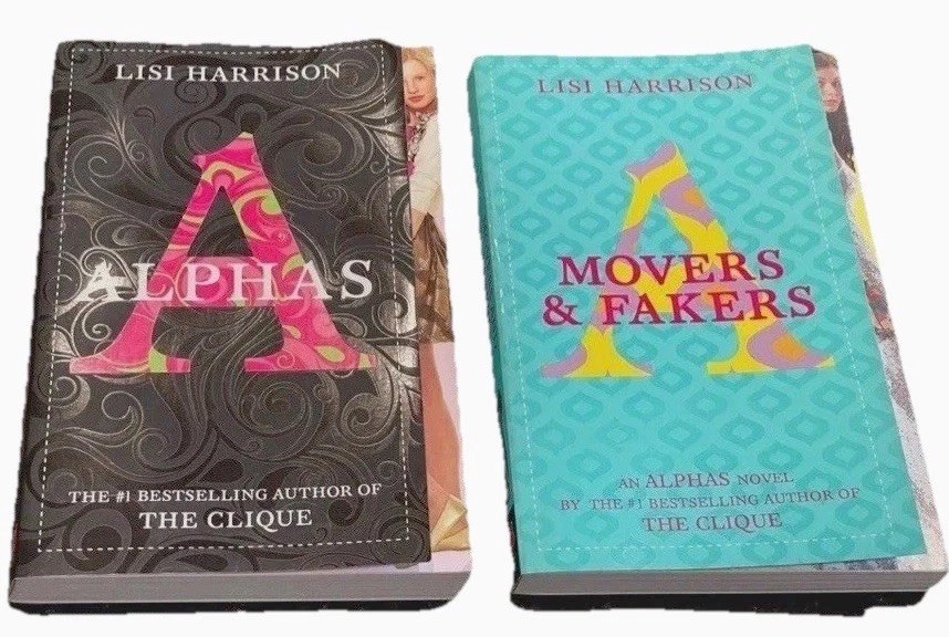 2 Book Lot Alpha Series By Lisi Harrison Alphas and Movers & Fakers 1st EDITIONS