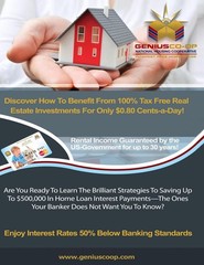 Discover How To Benefit From 100% Tax Free Real Estate Investments For Only $0.8