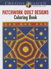 Creative Haven Patchwork Quilt Designs Coloring Book (Adult Coloring) – GOOD