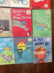 Vintage Lot Dr Seuss Beginner Books 1960s Hardcover ABC Green Eggs Foot