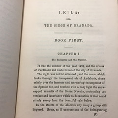 Leila Siege Of Granada Calderon Pilgrims Of The Rhine Edward Bulwer Lytton 1881