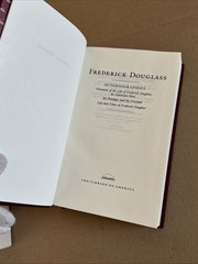 Frederick Douglass Autobiographies The Library Of America First Printing 1994