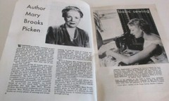 Sewing Simplified – Mary Brooks Picken – Great Advertisements – 98 Pages – 1950