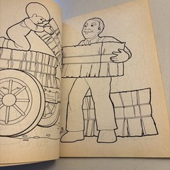 NEW Vintage Golden Coloring Book Preschool FARM Animals 1988 Unused Color Barns
