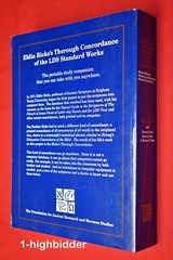 Eldin Ricks Thorough Concordance of LDS Standard Works Book of Mormon Studies