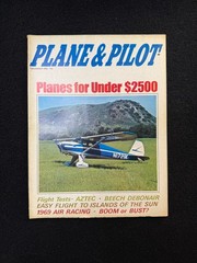 Plane & Pilot Magazine December 1968, Air Racing Vintage