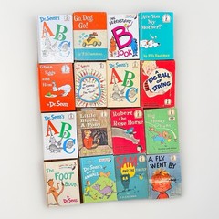 Vintage Lot Dr Seuss Beginner Books 1960s Hardcover ABC Green Eggs Foot