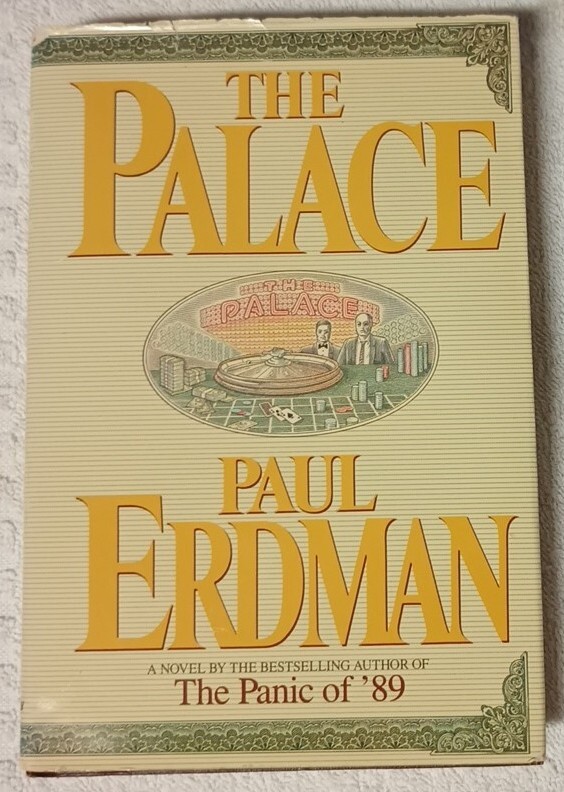 The Palace Paul E. Erdman 1987 Book HC Rare Print 1st Ed Book Club VG+/NM