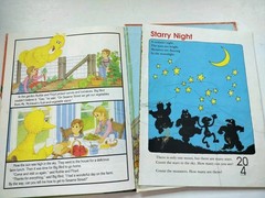 1978 Sesame Street Library Complete Book Set Vol. 1-15 w/Big Bird Stand Shelf