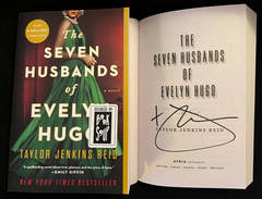 Taylor Jenkins Reid signed The Seven Husbands of Evelyn Hugo trade paperback