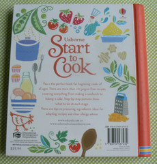 Usborne START TO COOK, spiral-hardcover, NEW Abigail Wheatley 190-pages EDC
