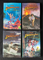 Young Indiana Jones 12, 13, 14, 15 (1994-95 1st Editions) Vintage Paperback Book