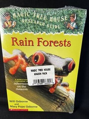 Magic Tree House LOT of 2 :Afternoon on the Amazon & Rain Forest Research Guide