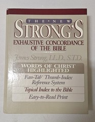 Strong’s Exhaustive Concordance of the Bible (James Strong) 1990 Thumb-Index