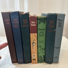 Lot of 7 Vintage Classic Children’s Stories Hardcover Antique Books