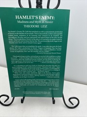 Hamlet’s Enemy : Madness and Myth in Hamlet Paperback Theodore Li EB-6c