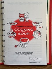 Vintage 1970 Cooking With Soup A Campbell Cookbook Spiral Bound Hardcover 2nd Ed