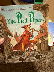 Little Golden Books The Pied Piper HC 1991 Alan Benjamin Richard Walz Illus