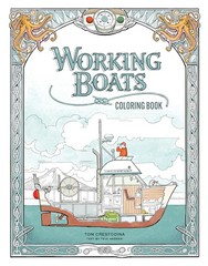 Working Boats Coloring Book, Crestodina, Tom, Good Book