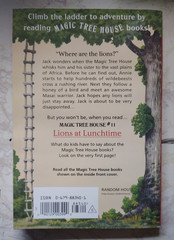 Magic Tree House # 11: Lions at Lunchtime by Mary Po Osborne