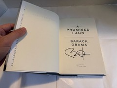 SIGNED/FIRST EDITION Barack Obama ‘A Promised Land’ Hardcover HCDJ EXCELLENT