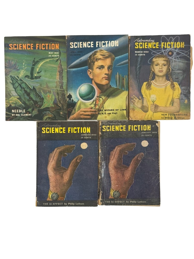 Astounding Science Books SI FI 1949-1950 (5 issues)