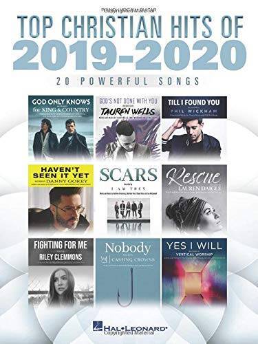 Top Christian Hits of 2019-2020 PianoVocalGuitar Songbook – Paperback – GOOD