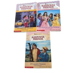 Sleepover Friends lot of 3 vintage paperbacks Susan Saunders #8, 25, 38 PB