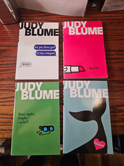 Judy Blume Set Of 4 Paper back books, NEW current modern edition Young Adult