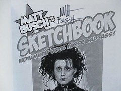 2010 MATT BUSCH’S SKETCHBOOK – now with 90% more bad-a**! NM+ Planet Matt SIGNED