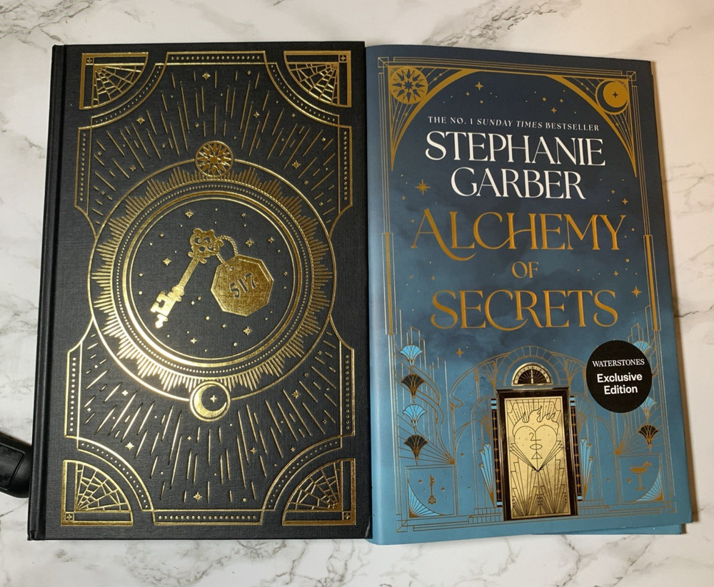 UNSigned Waterstones Alchemy of Secrets Stephanie Garber Key Cover