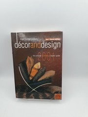 Decor And Design 2001 Marcia Margolius Hardcover Illustrated Brown SA