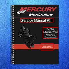 MERCURY Mercruiser No 14 Alpha Sterndrives Alpha One Gen II – WIRE BOUND