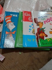 Dr Seuss PD Eastman Beginner Books Hardcover Set Cat in the Hat Go Dog Go Lot-4