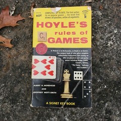 1963 Hoyle’s Rules Of Games by Albert H. Morehead and Geoffrey Mott-Smith Book
