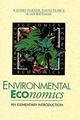 Environmental Economics : An Elementary Introduction Paperback