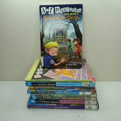 Lot of 10 A to Z Mysteries PB & HC Books by Ron Roy Scholastic Set Super Edition