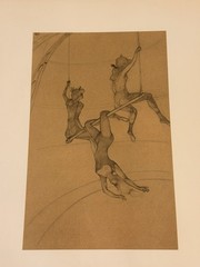 Henri de Toulouse-Lautrec “The Trapeze” 1967 Abrams Portfolio Lithograph