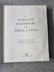 The Harvest Handbook of Bible – Hardcover, by Collins Steven; Holden – Good